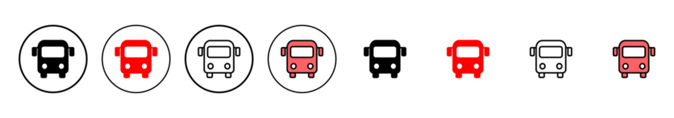 Bus icon vector illustration. bus sign and symbol. transport symbol