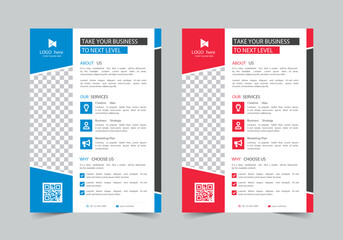 Business Flyer Template | A4 | Print Ready - obrazy, fototapety, plakaty