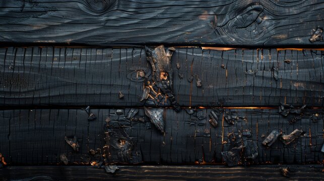 Dark burnt wooden background