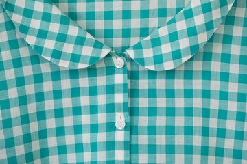 Full frame of Buttons down shirt.close up.