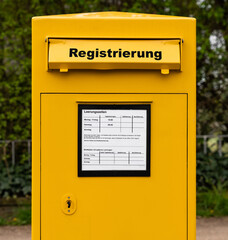 Registrierung Briefkasten