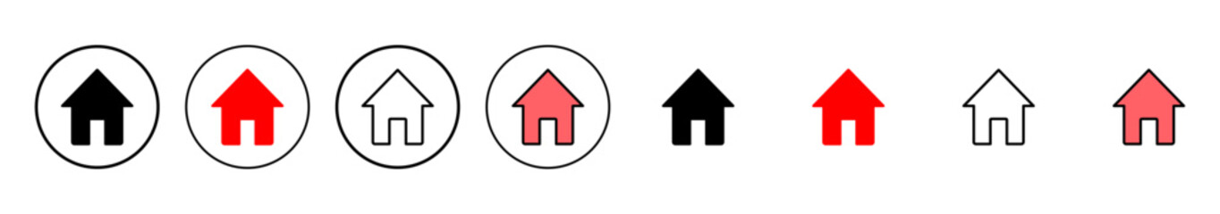 Home icon vector illustration. House sign and symbol