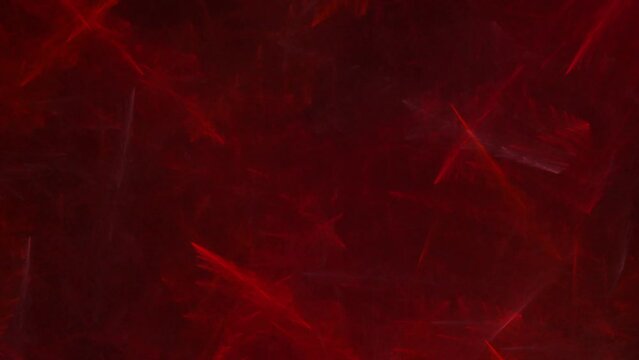 effektvolle futuristische rote 3D-Linien, leuchtendes Design, Fraktal, Muster, Geraden, Verbindungen, Internet, System
