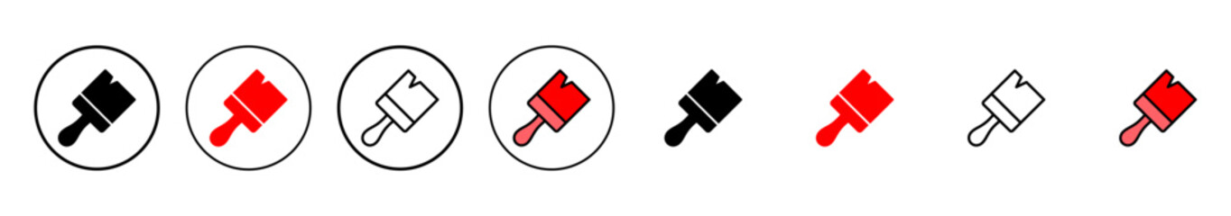 Paint icon vector illustration. paint brush sign and symbol. paint roller icon vector