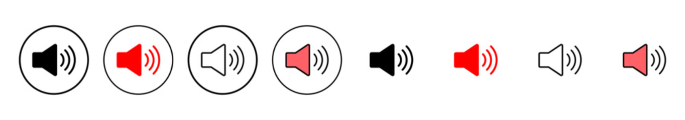 Speaker icon vector illustration. volume sign and symbol. loudspeaker icon. sound symbol