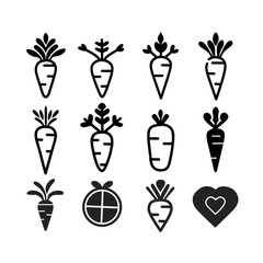 carrot icon sheet,carrot logo,carrot vector 