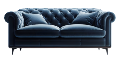 Navy blue sofa png luxurious sofa png royal blue sofa png sofa transparent background