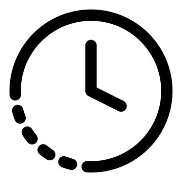 recommend clip art: Icon of clock dash