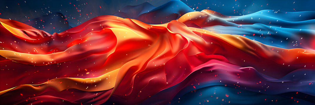 Abstract Background with United Kingdom Theme,
 Electric blue and fiery red high quality ultra hd 8k hd