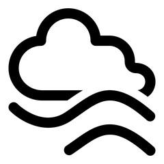 Fog Cloud Icon