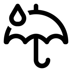 Umbrella Droplet Icon
