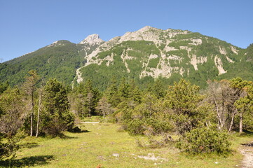 Isarradweg bei Mittenwald