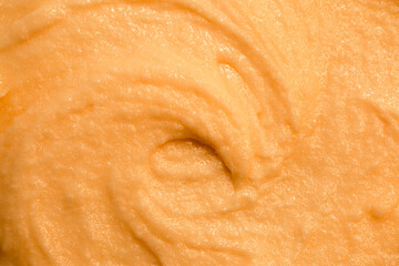 Fruit yogurt ice cream. Smoothies from fresh fruits and berries. Ice cream texture. Delicious sweet...