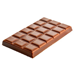 Obraz premium Chocolate bar isolated on a transparent background.