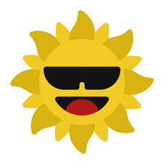 Sun icon in Color Fill style 