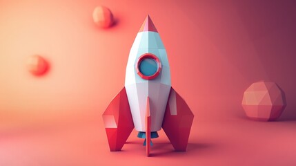 かわいいデザインのロケット,Generative AI AI画像 - 759569254