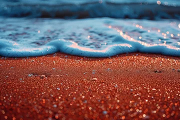 Foto op Plexiglas beach sand with ocean landscape professional photography © NikahGeh