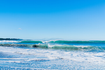 Oakura Beach on North Island west coast