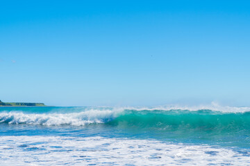 Oakura Beach on North Island west coast