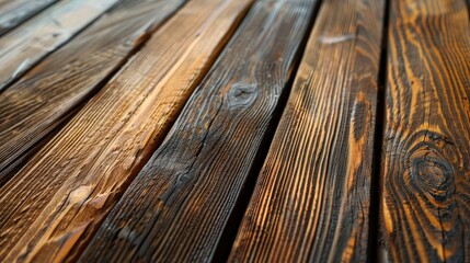 Fototapeta premium Close-Up of Wooden Table Top