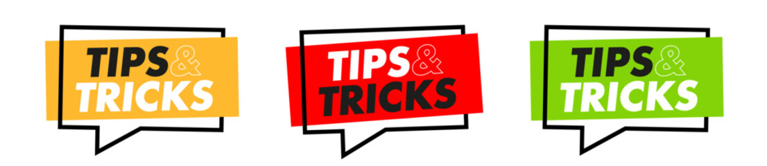 Tips & tricks - obrazy, fototapety, plakaty