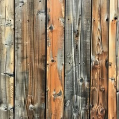 Close Up of Wooden Fence Boards