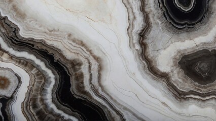 White agate marble with ebony swirls, luxury design for invitations and websites with a modern twist