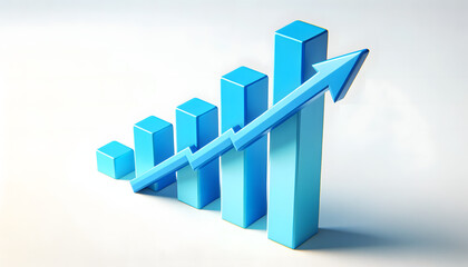 Histogram of growth, progression graph, data analysis curve, business planning and strategy diagram.