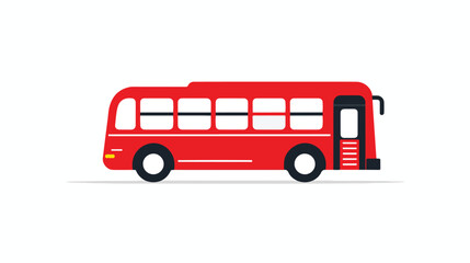 Bus Icon. Simple Element Illustration.