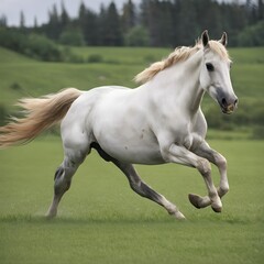 A view of a Horse Galloping