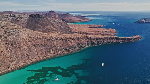 Costa de la Isla Espiritu Santo Baja California Sur Mexico