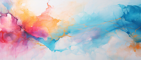 Fototapeta na wymiar Closeup of abstract rough colorful multicolor art pain