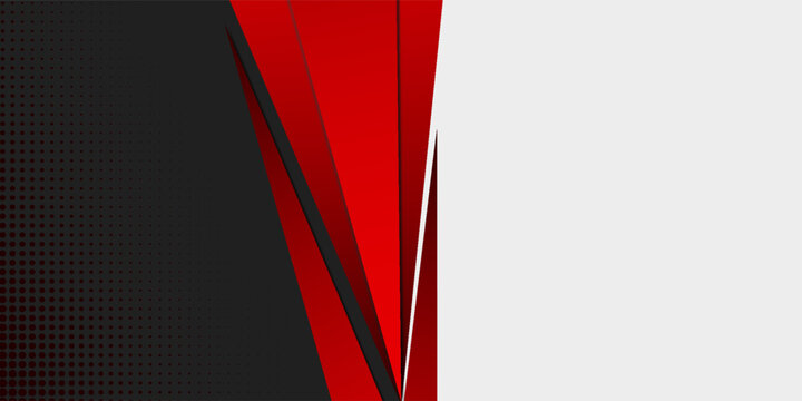 Corporate concept red black grey contrast background. Vector graphic design