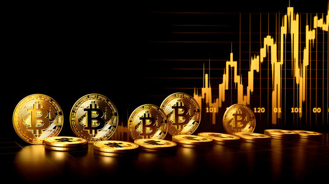 Participate in the worldwide financial transformation with this image of Bitcoin's progression.