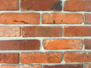 red brick wall
