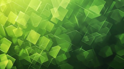 geometric green tech background