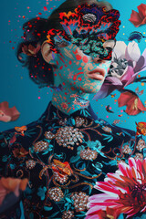 Contemporary art collage, modern design. Fashion spring, summer concept - 759605019