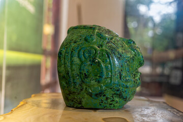 Maya Skultur aus Jade