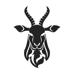 Gazelle Logo template Isolated. Brand Identity. Icon Abstract Vector graphic