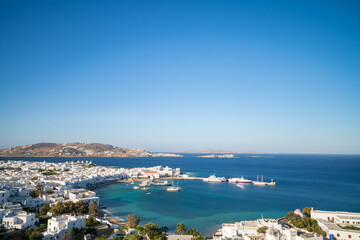 Coast of Mykonos town. Mykonos island, Cyclades, Greece - 759607066