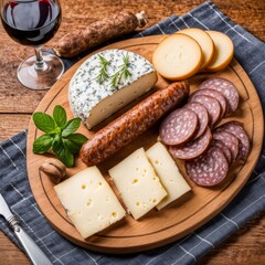 Gastronomie fran&ccedil;aise Bordeaux fromage saucisse