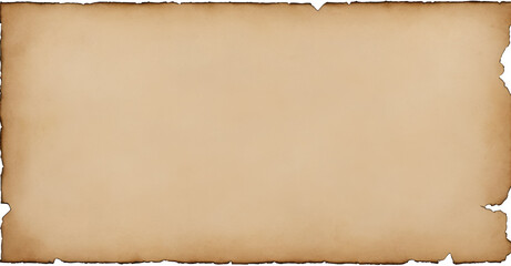 old paper with burnt edges