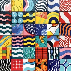 Fototapeta premium seamless pattern with stripes