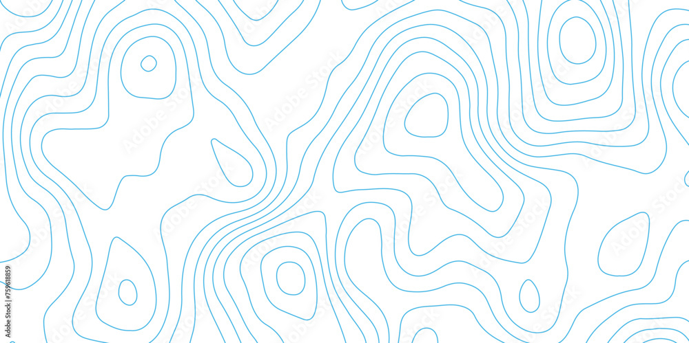 Poster abstract design with seamless pattern with lines topographic map. geographic mountain relief. retro 