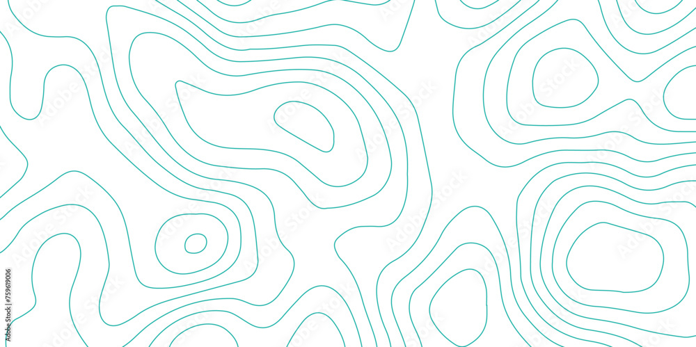 Poster abstract design with seamless pattern with lines topographic map. geographic mountain relief. retro 
