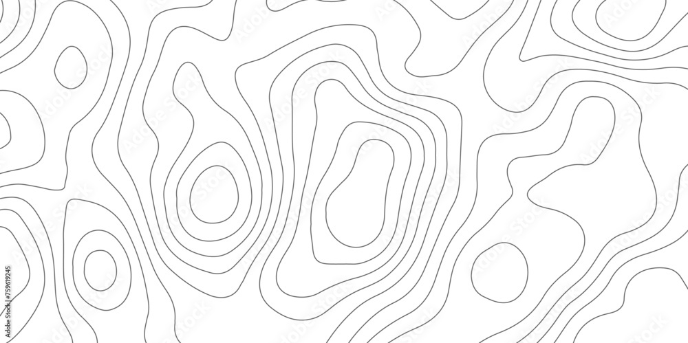 Poster abstract design with seamless pattern with lines topographic map. geographic mountain relief. retro 