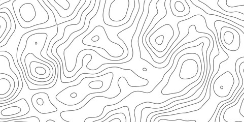 Abstract design with seamless pattern with lines topographic map. geographic mountain relief. retro topographic map. geographic contour map paper texture. terrain path isolated on a background.
