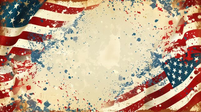 Background for Memorial Day in the USA. Illustration for banners, cards, etc