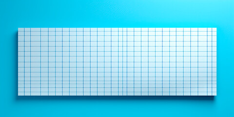 Aesthetic graph paper with flat line and blue grid. Ideal for journaling, taking notes or drawing. Blue mesh adds a unique touch to your creative projects.