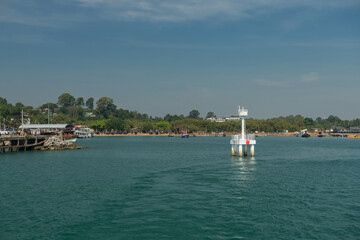 White Lighthouse at Makampom pier to Ko Man Nok, Rayong
